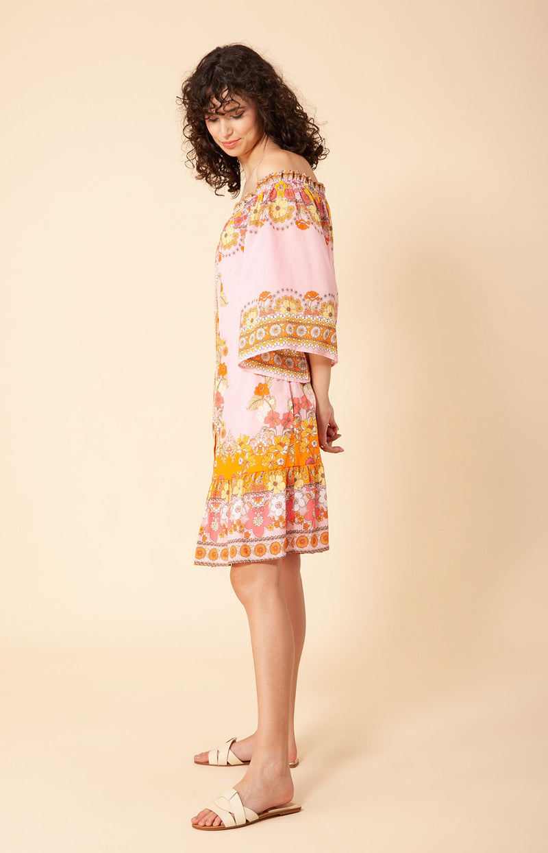 Farah Voile Dress, color_pink