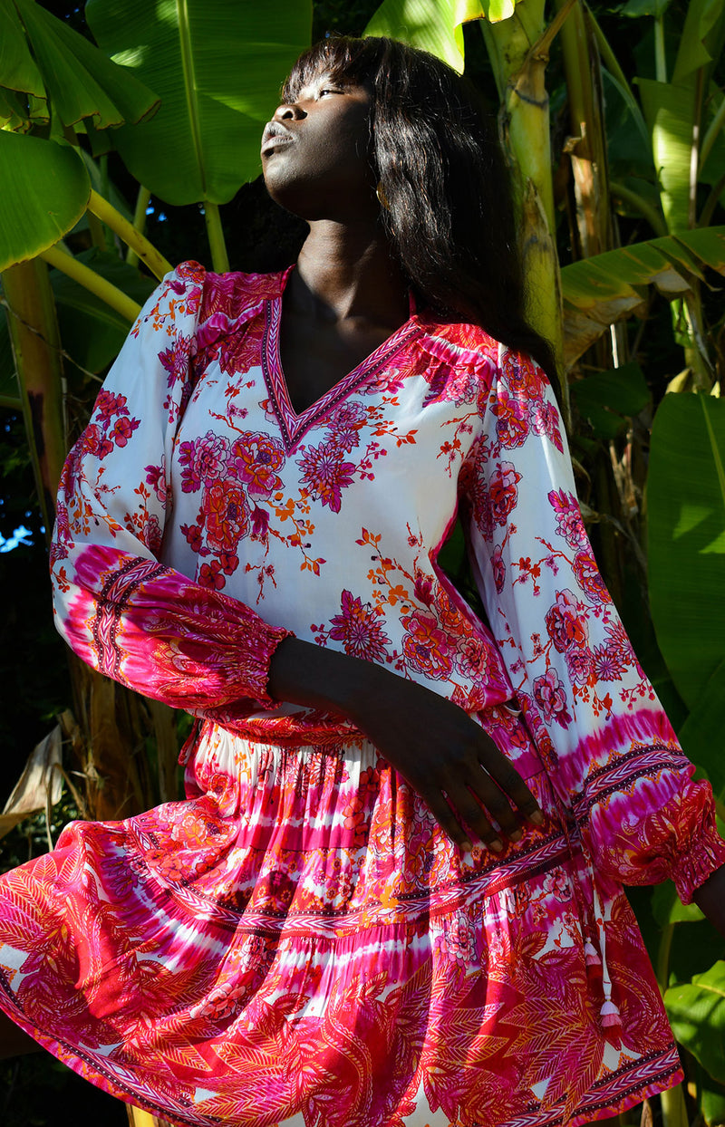 Flora Dress, color_fuchsia